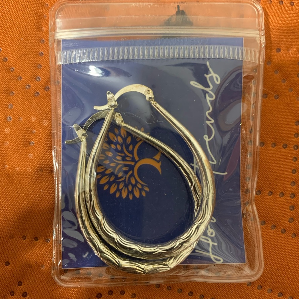 Elegant Silver Hoop Earrings